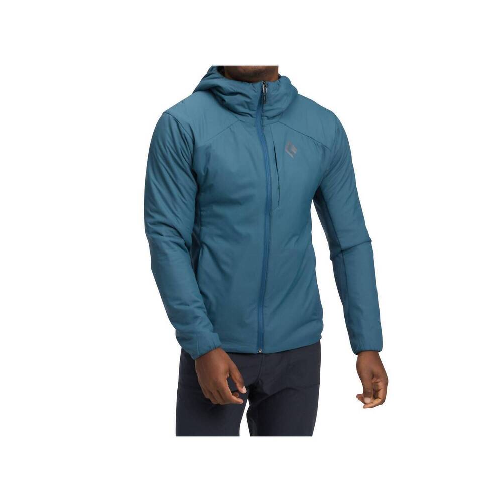 NEW BLACK DIAMOND men's first light stretch hoody in creek blue